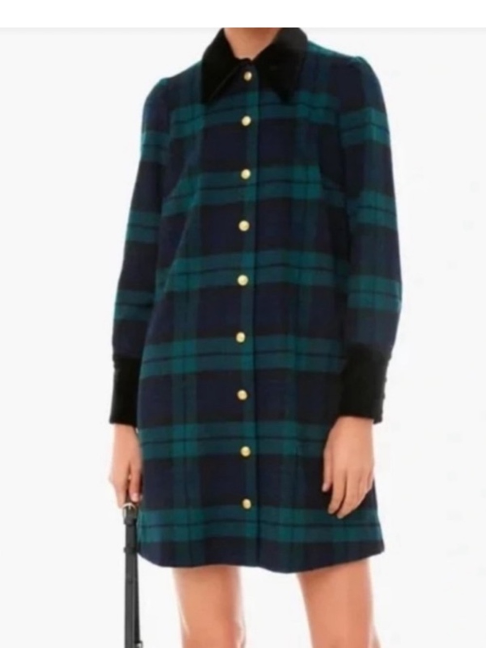 Tuckernuck Wool blend Blackwatch Plaid Mini